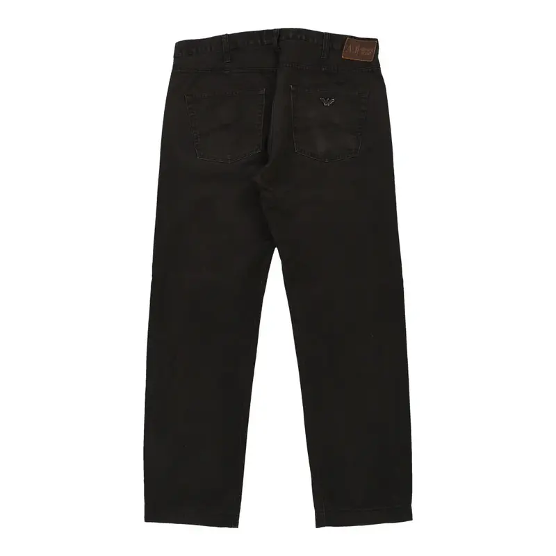Armani Jeans Jeans - 37W 31L Black Cotton