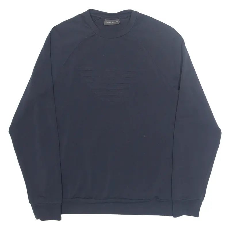 EMPORIO ARMANI Mens Sweatshirt Blue S