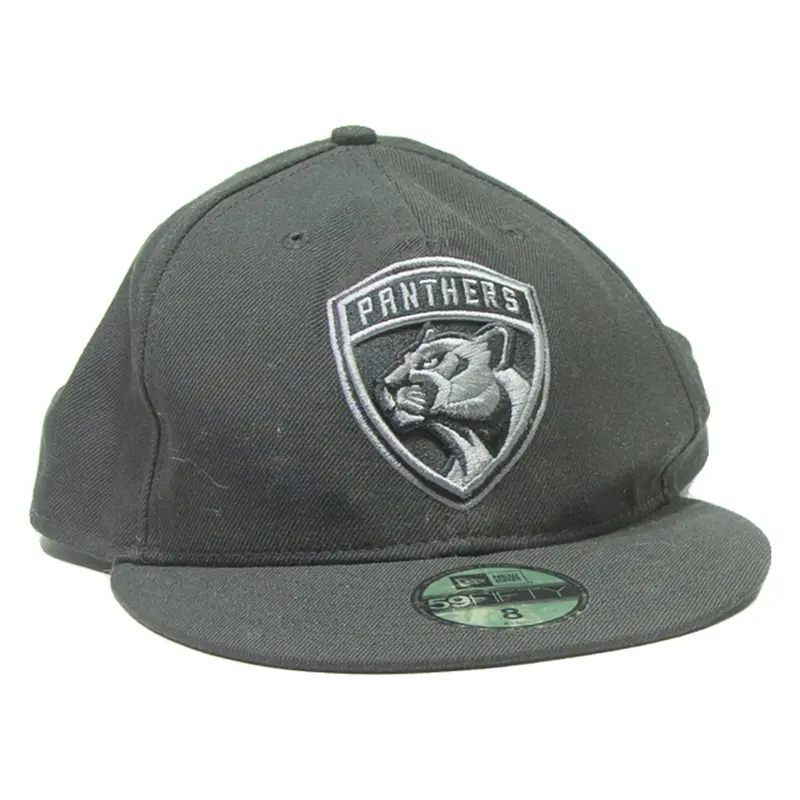 NEW ERA Panthers Mens Snapback Cap Black Wool L