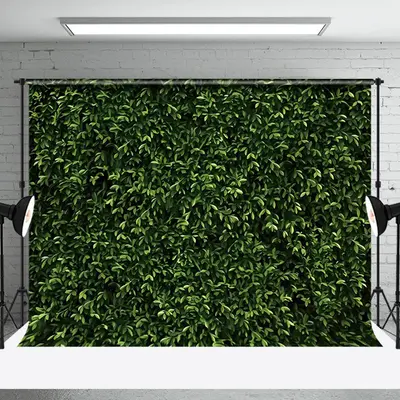 Natural Lush Greenery Wall Spring Photo Backdrop - Aperturee
