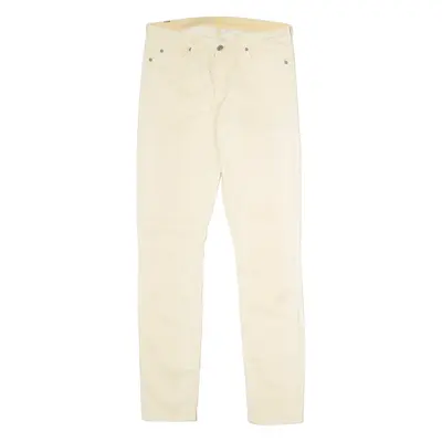 7 FOR ALL MANKIND Womens Trousers Yellow Regular Skinny W31 L31