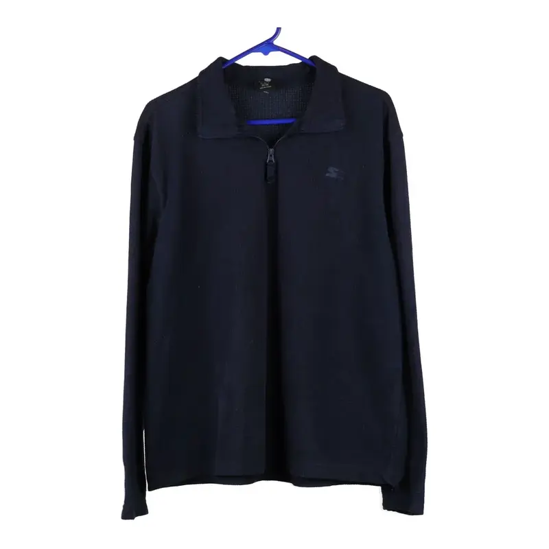 Starter Fleece - Large Navy Polyester
