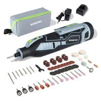 #dealsforyoudays WORKPRO 12V Cordless Rotary Tool Kit, 5 Variable Speeds, Powerful Engraver, Sander, Polisher, 114 Easy Chang...