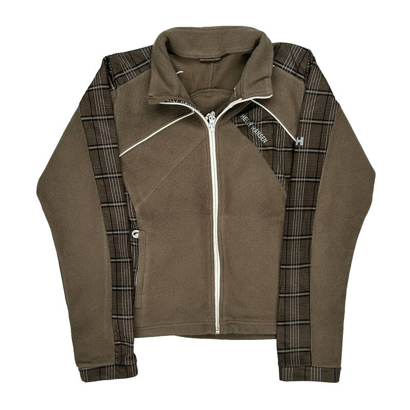 Helly Hansen Fleece Jacket - Small Brown Polyester