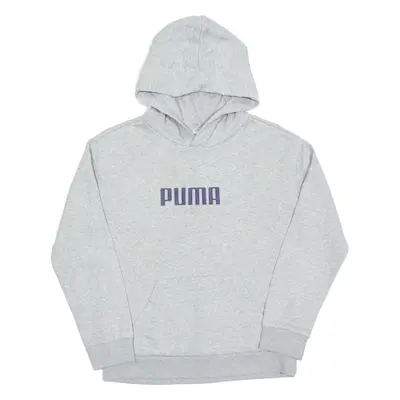 PUMA Boys Grey Hoodie 14-15Y