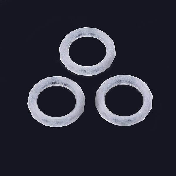 Transparent Frosted Acrylic Linking Rings