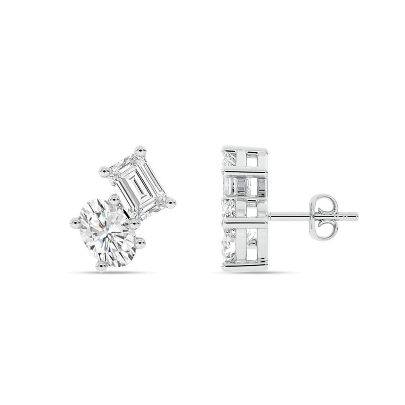 Soul Mates Lab Grown Diamond Earrings | 10K White Gold 2 ct. tw.