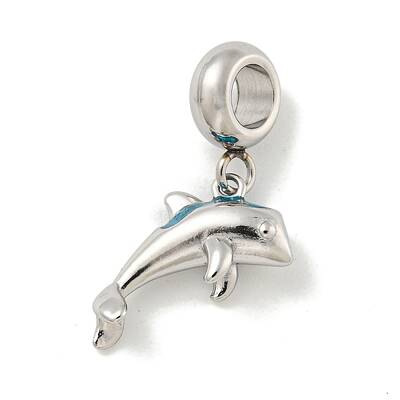 Non-Tarnish 304 Stainless Steel European Dangle Charms