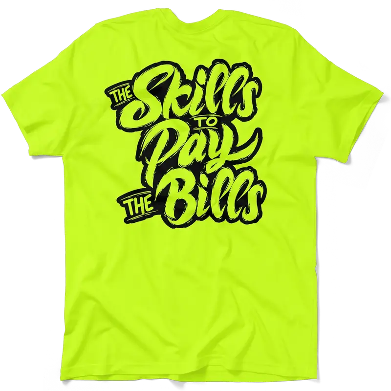 Skills - Safety Yellow T-Shirt