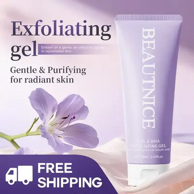 ăFREE SHIPPINGăBEAUTNICE Facial Exfoliating gel 60ml Lactic acid Glycolic acid Salicylic acid Hydrating Facial Skincare f...