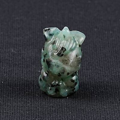 Natural Sesame Jasper Carved Unicorn Figurines Statues for Home Office Desktop Decoration