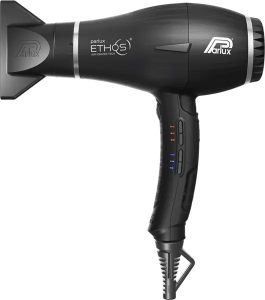 Parlux Ethos + Magic Sense professional hairdryer with ionizer + black diffuser