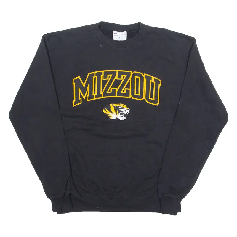 CHAMPION Mizzou Mens Sweatshirt Black USA M