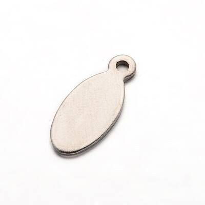 Tarnish Resistant 304 Stainless Steel Stamping Blank Tag Pendants