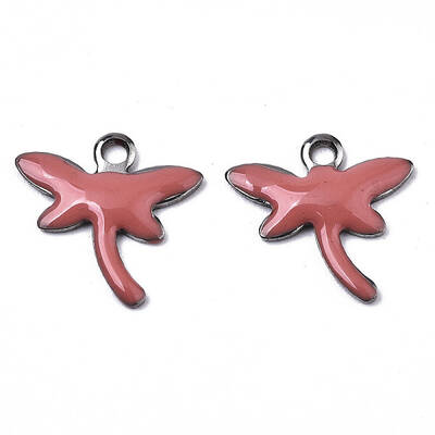 201 Stainless Steel Enamel Charms