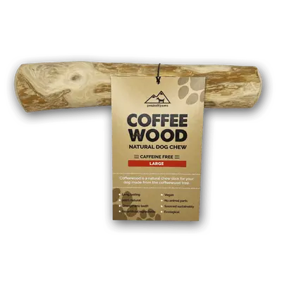Small Coffee Wood Dog Chew for Dogs Under 20 LBS