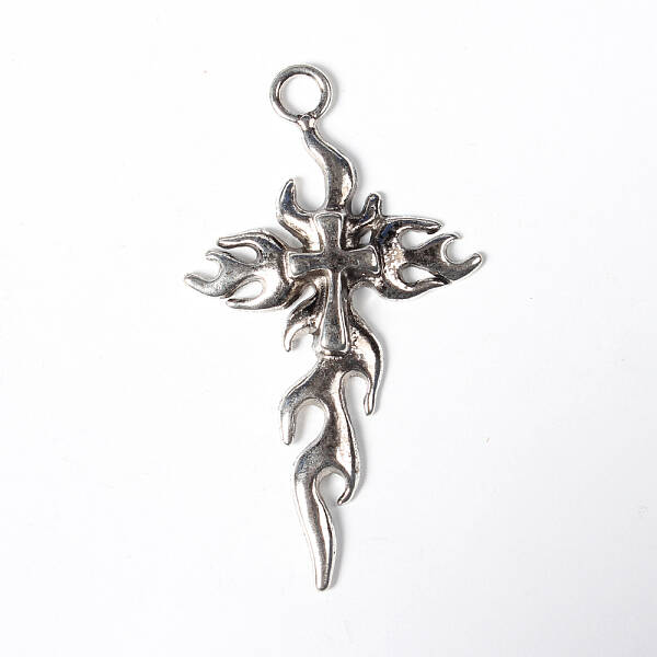 Tibetan Style Tribal Cross Big Gothic Alloy Pendants