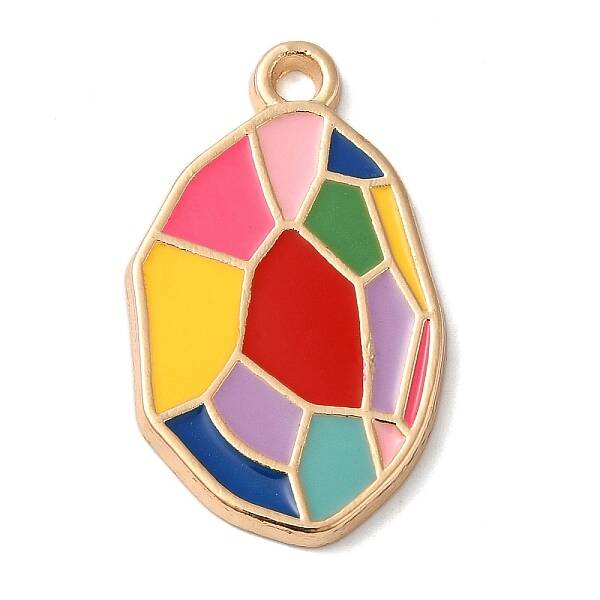 Zinc Alloy Enamel Pendants