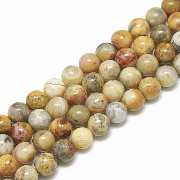 Natural Crazy Lace Agate Beads Strands