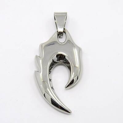 Tarnish Resistant Retro Men's 304 Stainless Steel Big Tribal Sign Pendants