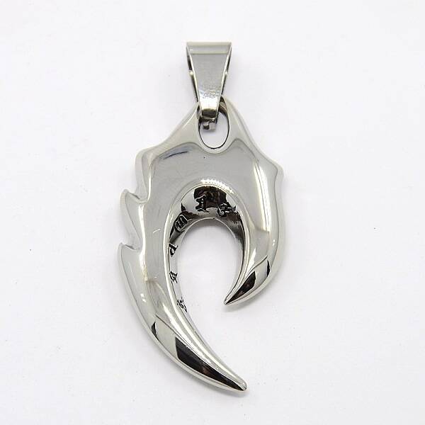 Tarnish Resistant Retro Men's 304 Stainless Steel Big Tribal Sign Pendants