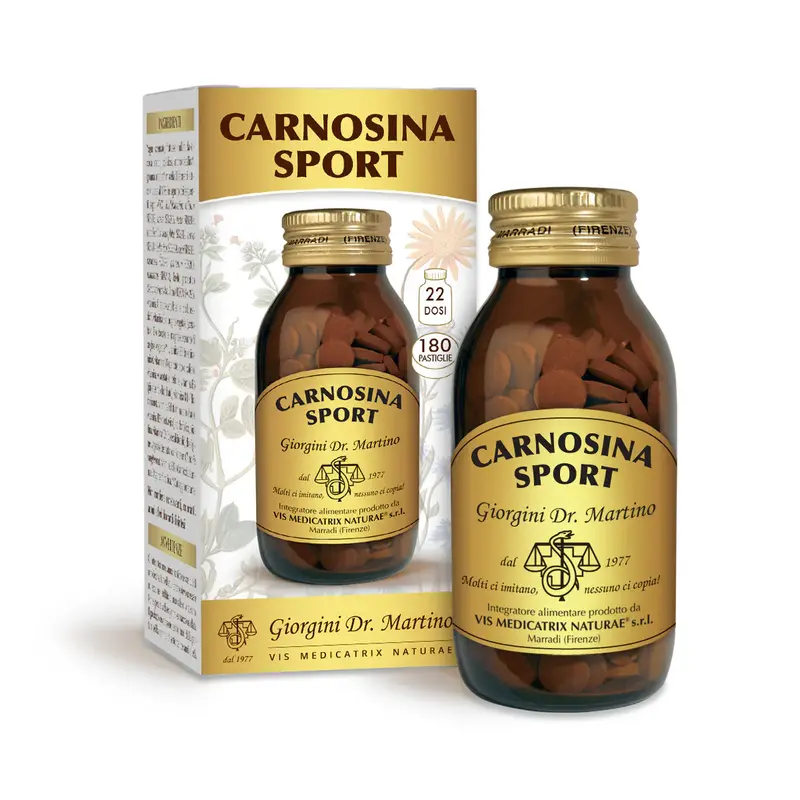 Dr Giorgini Carnosine Sport 180 tablets of 500 mg - 90 gr