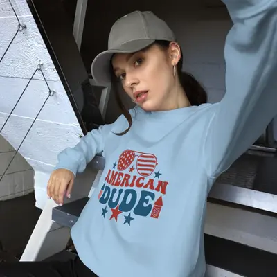 American Dude Unisex Sweatshirt - A Tribute to Memories