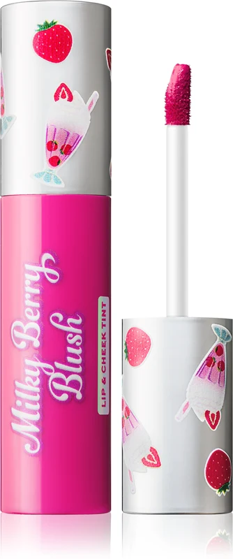 I Heart Revolution Milkshake Milky Berry Blush Multifunctional Makeup For Lips And Face Color Berry Burst 10 Ml