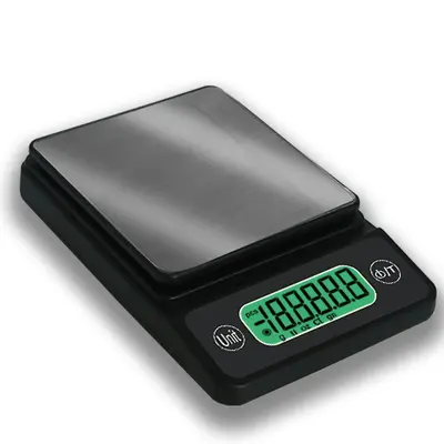 Mini Electronic Scale without Battery, 1 Count Portable Electronic Food Scale, Digital Scale for Baking, Weighing, Jewelry, K...