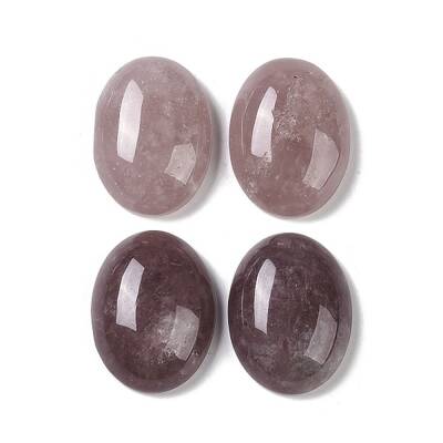 Natural Strawberry Quartz Cabochons
