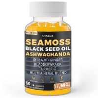 VTMGO Sea Moss Supplement - All-in-One Multivitamin with  oregano Black Seed Oil, Ashwagandha & 15+ Extra Strength Ingredient...