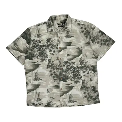 Rue 21 Guys Hawaiian Shirt - Medium Multicoloured Cotton