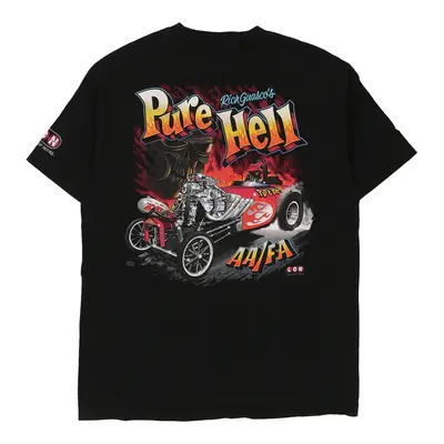 Rich Guasco's Pure Hell Unbranded Graphic T-Shirt - Medium Black Cotton