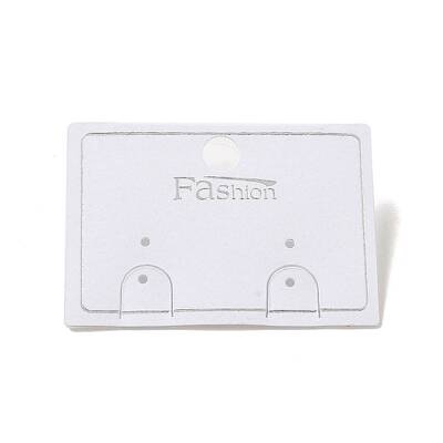 Paper & Plastic Earring Display Card with Word Fashion