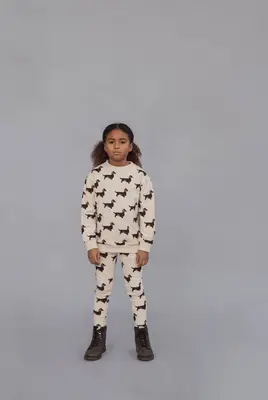 Organic cotton kids sweater - Dachshund | Size: 6-8 years