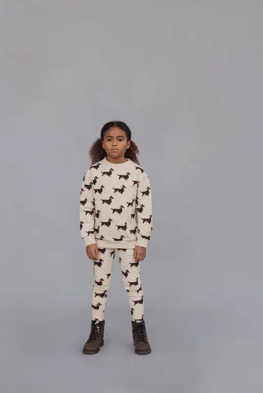 Organic cotton kids sweater - Dachshund | Size: 6-8 years