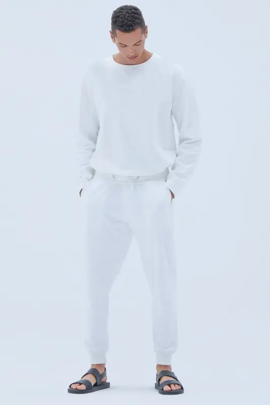 Core Jogger in White | Size: XL