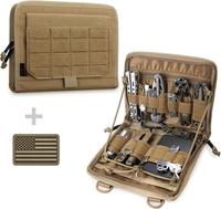 Tactical Folding Admin Pouch, Molle Tool Bag of -Cut Design, Utility Organizer EDC Medical Bag Modular Pouches Tactical Attac...