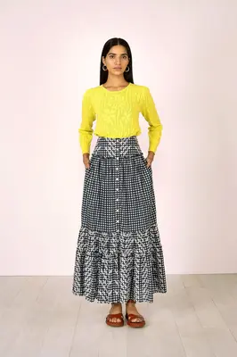 Skirt Marta Skirt Noir | Color: NOIR | Size: L