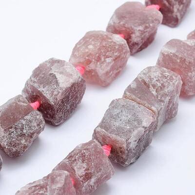Natural Strawberry Quartz Beads Strands