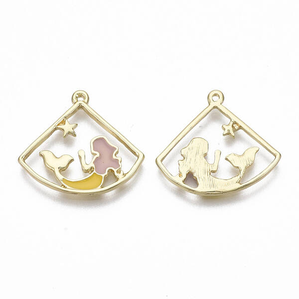 Alloy Enamel Pendants