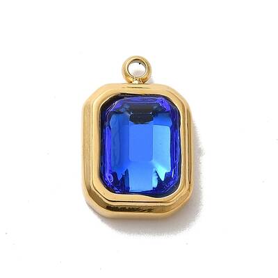 304 Stainless Steel Glass Pendants
