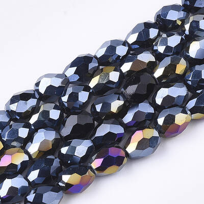 Electroplate Glass Beads Strands
