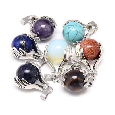 Natural & Synthetic Mixed Stone Pendants