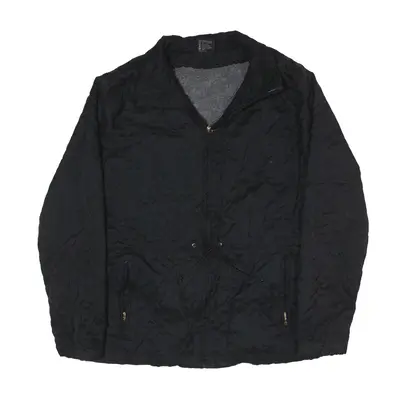 LEVEL'S SPORTSWEAR Fleece Lined Quilted Jacket Black 90s Womens M