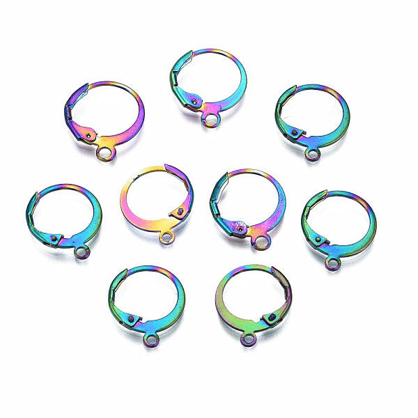 304 Stainless Steel Leverback Earring Findings