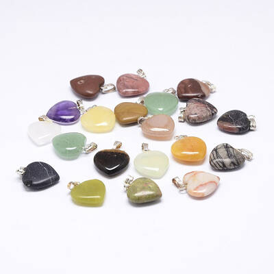 Natural Mixed Stone Pendants