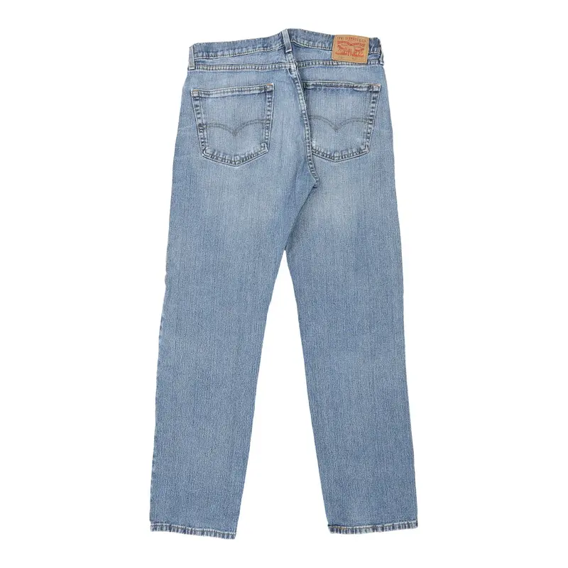 505 Levis Jeans - 36W 32L Blue Cotton
