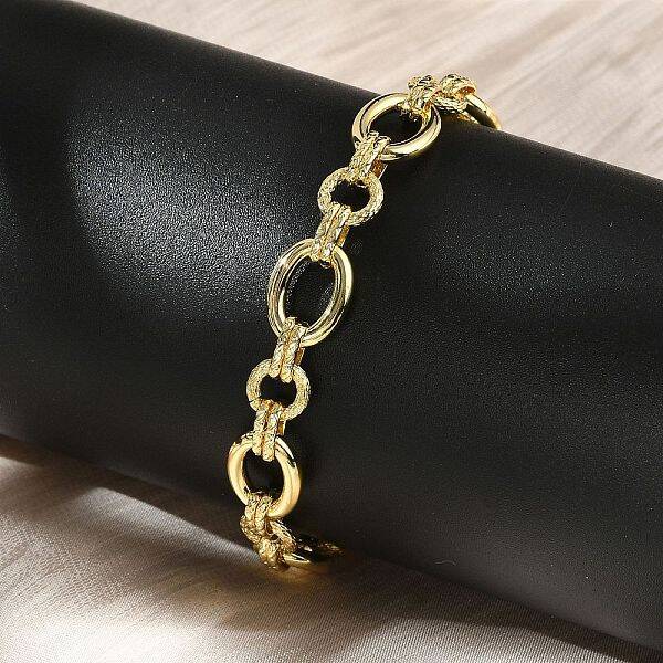Brass Cable Chain Bracelets for Women Men