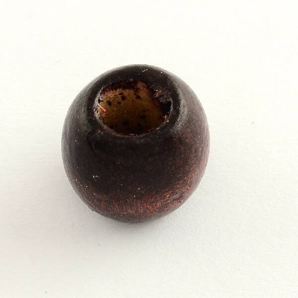 Dyed Natural Wood Beads